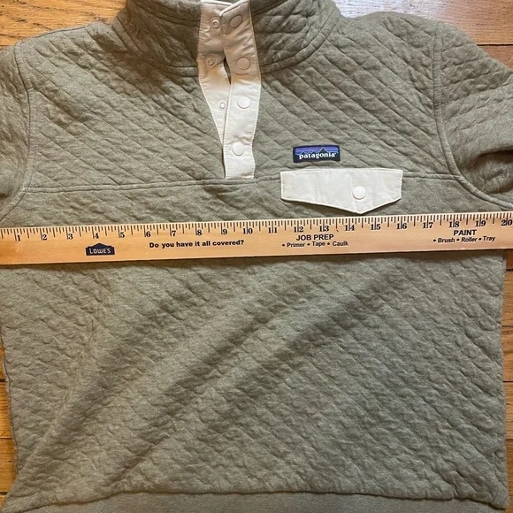 Rare!! Patagonia Organic Quilted Snap-T Pullover - Picture 3 of 4